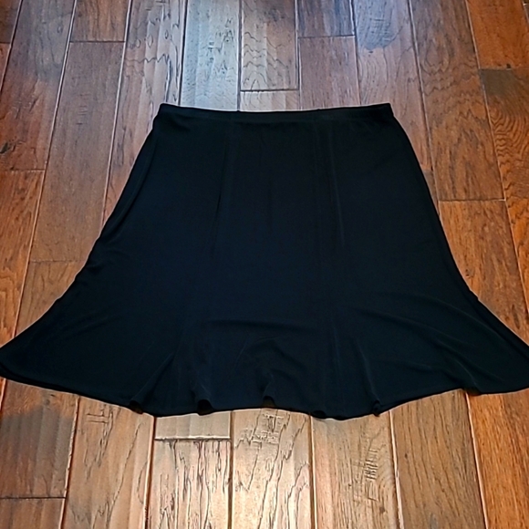 Choices black slinky midi skirt size 3X - Picture 1 of 5